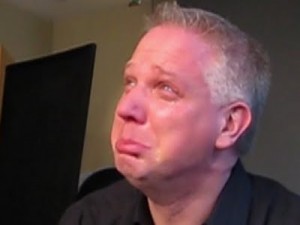 Glenn Beck crying like a crazy person